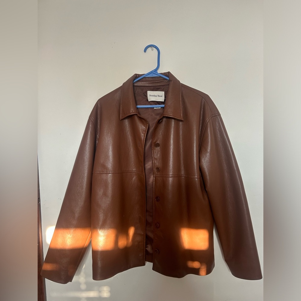 Artizia leather jacket for sale. Size medium